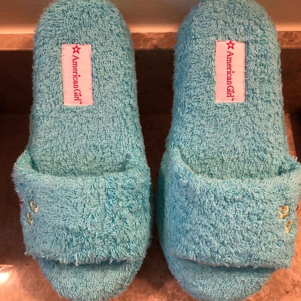 American Girl Terry Cloth Slippers